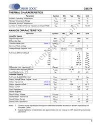 CS5374-CNZ Datasheet Page 5