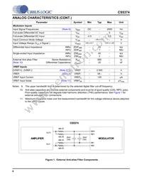 CS5374-CNZ Datasheet Page 6