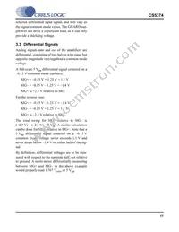 CS5374-CNZ Datasheet Page 17