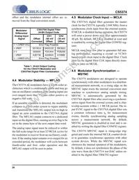 CS5374-CNZ Datasheet Page 20