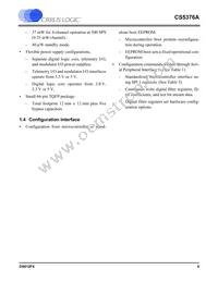 CS5376A-IQZR Datasheet Page 9