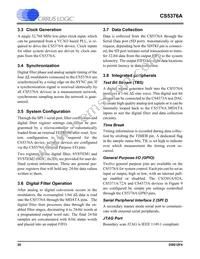 CS5376A-IQZR Datasheet Page 20