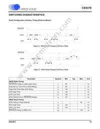 CS5378-ISZR Datasheet Page 14