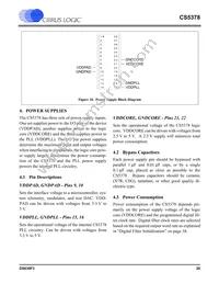 CS5378-ISZR Datasheet Page 20