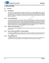 CS53L21-DNZ Datasheet Page 20