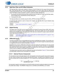 CS53L21-DNZ Datasheet Page 23