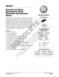 CS5421GDR16 Datasheet Cover