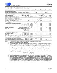 CS5460A-BSZR Datasheet Page 6
