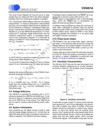 CS5461A-ISZR Datasheet Page 20