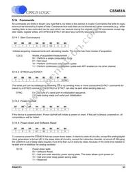 CS5461A-ISZR Datasheet Page 23