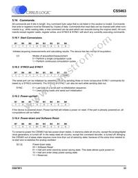 CS5463-IS Datasheet Page 23