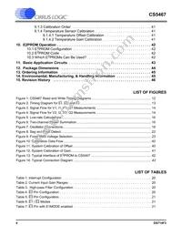 CS5467-ISZR Datasheet Page 4