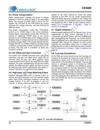 CS5480-INZR Datasheet Page 18