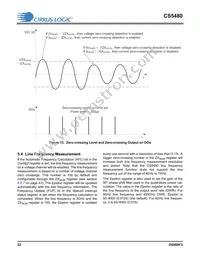 CS5480-INZR Datasheet Page 22