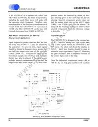 CS5508-BSZR Datasheet Page 20