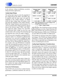 CS5509-ASZR Datasheet Page 12