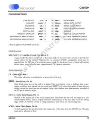 CS5509-ASZR Datasheet Page 19