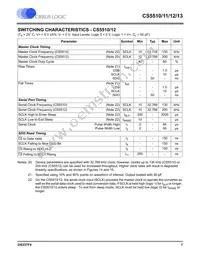 CS5512-BSZR Datasheet Page 7