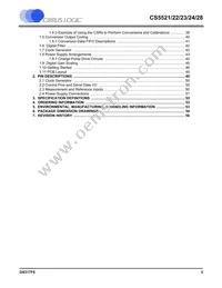 CS5528-ASZR Datasheet Page 3