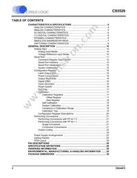 CS5529-ASZR Datasheet Page 2