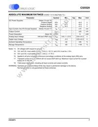 CS5529-ASZR Datasheet Page 7