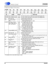 CS5529-ASZR Datasheet Page 20