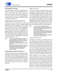 CS5529-ASZR Datasheet Page 21