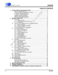 CS5530-CSZ Datasheet Page 2