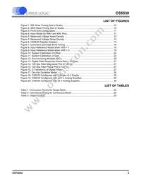 CS5530-CSZ Datasheet Page 3