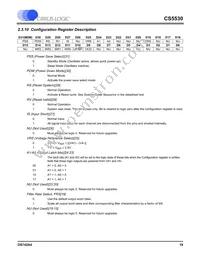 CS5530-CSZ Datasheet Page 19