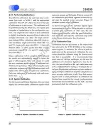 CS5530-CSZ Datasheet Page 22