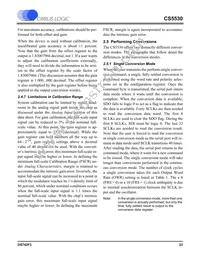 CS5530-ISZ Datasheet Page 23
