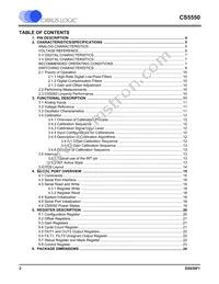 CS5550-ISZR Datasheet Page 2