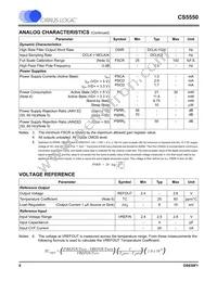 CS5550-ISZR Datasheet Page 6