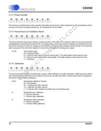 CS5550-ISZR Datasheet Page 16