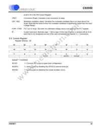 CS5550-ISZR Datasheet Page 23