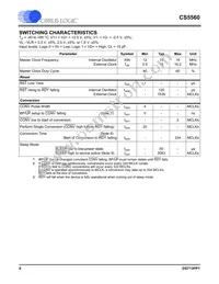 CS5560-ISZR Datasheet Page 6