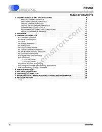 CS5566-ISZR Datasheet Page 2