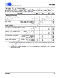 CS5566-ISZR Datasheet Page 5