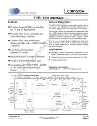 CS61535A-IL1Z Datasheet Cover