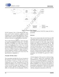 CS61535A-IL1Z Datasheet Page 14