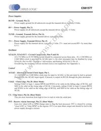 CS61577-IL1Z Datasheet Page 20