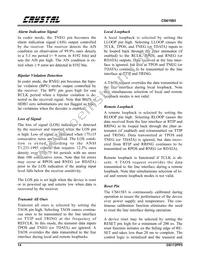 CS61583-IQ5Z Datasheet Page 14