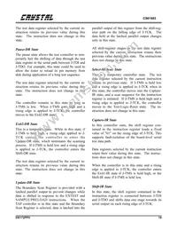 CS61583-IQ5Z Datasheet Page 19