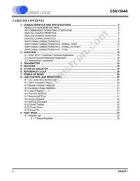 CS61584A-IQ5Z Datasheet Page 2