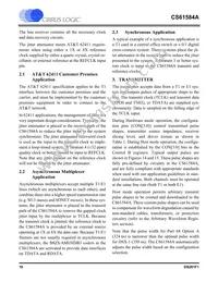 CS61584A-IQ5Z Datasheet Page 16