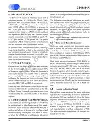 CS61584A-IQ5Z Datasheet Page 20