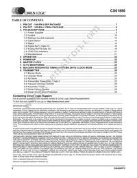 CS61880-IQZ Datasheet Page 2