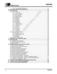 CS61880-IQZ Datasheet Page 4
