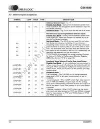 CS61880-IQZ Datasheet Page 14